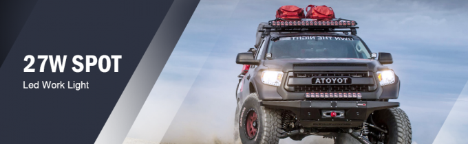 27W Off Road mené par tache allume l'antibrouillard lumineux superbe d'entraînement pour le camion SUV 0