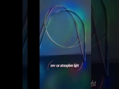 DC5V-12V Symphonie de l'intérieur de voiture pourchasser RGB LED lampes à bande acrylique décoration atmosphère au néon APP