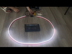 Lumières à LED multicolores pour l'atmosphère intérieure de voiture avec télécommande