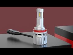 Phare LED de voiture Super puissant 10000LM 45W P13 PSX26W H4 H7 H11 avec refroidissement à 360 ° autour du tube de cuivre