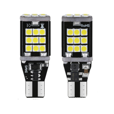 Frein sans erreur de Canbus LED de clignotants des véhicules à moteur d'ODM 3030 T15 s'inversant pour des voitures