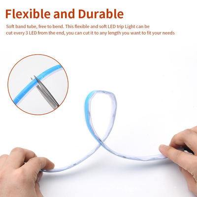 5050 lumières flexibles de tube de 30cm 12V DRLled pour les voitures LED RVB au néon avec à télécommande