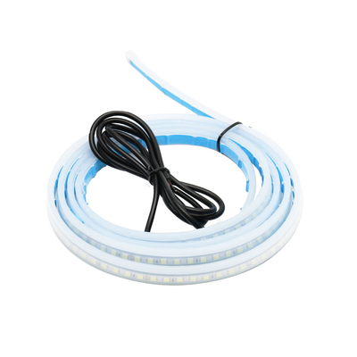lumières imperméables flexibles DRL de guide d'écoulement de frein de clignotant de bande à tube en ruban du phare LED de voiture de 2pcs 12V