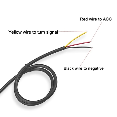 lumière 2pcs de guide d'écoulement de frein de bande à tube en ruban du phare LED de voiture de journée de 30cm 45cm 60cm