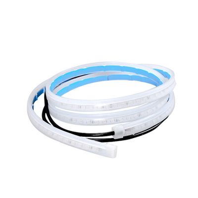 bande menée extérieure 120cm imperméable blanc de voyant d'alarme de la portière de voiture 12V
