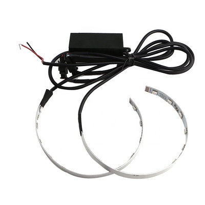 Le démon dénommant automatique de projecteur ambiant des lumières SMD de voiture du contrôle LED d'APPLI de DC12V 5000lm a mené le kit d'anneaux de halo