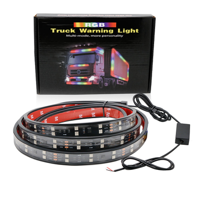 24V 5050 SMD 5A 2.4m Lumières de l'atmosphère intérieure de voiture avec télécommande pour camionnette