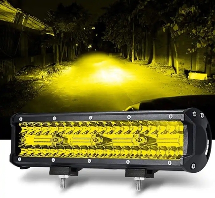 6D Réflecteur hors route LED Bar de lumière 4x4 12V 24V Single Row Automotive LED Bar de lumière