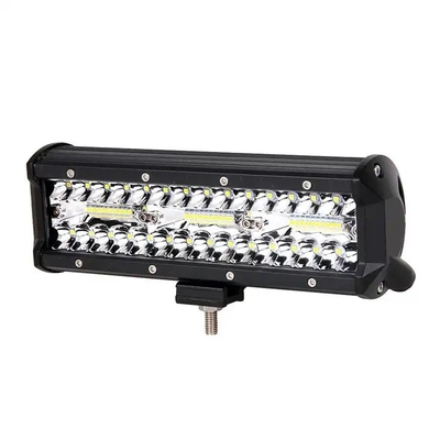 9 pouces 180W double rangée LED Light Bar Blanc / Ambre Pour les voitures tout-terrain