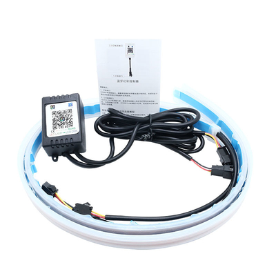 acheter Contrôle de jour automatique DRL d'APPLI des lumières courantes RVB de montagnes russes imperméables au néon 12 volts online manufacture
