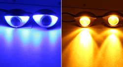 Phares faits sur commande Hawk Eye Lights 10SMD de la moto LED de 300LM 6000K