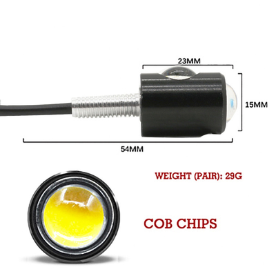 Les phares de la moto LED d'Eagle Eye Lens Screw Reversing/ont mené des lumières de queue