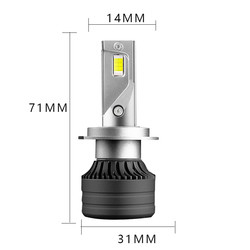 la voiture a mené ampoule du style np300 de lumières de fonctionnement de journée d'ampoule de phare de la voiture 50W des antibrouillards H7 3570 de phare la nouvelle