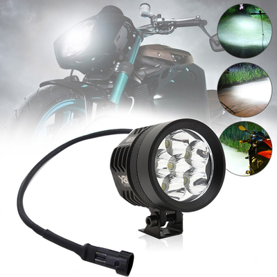le phare de moto a mené des projecteurs de voiture d'éclairage de phare de perle du véhicule électrique 4 de lampe de L4X L6X 40W