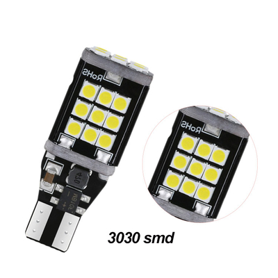 OEM Luz 1157 clignotants des véhicules à moteur 3030 de T15 LED 1156 festons 12v du feu de freinage de plaque minéralogique d'ampoule