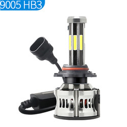 8 phare des véhicules à moteur 6000K 360 Canbus des côtés H1 H3 H4 H7 9005 9006 LED