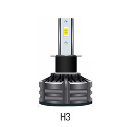Les ampoules H1 H3 H4 H7 H11 9005 9006 de phare menées les plus lumineuses de couleur de l'universel 3