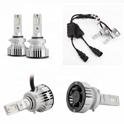 Antibrouillard Fanless de phare LED de phare des véhicules à moteur de F2 H4 H7 9005 9006