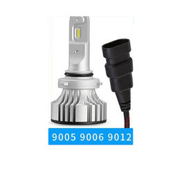 Antibrouillard Fanless de phare LED de phare des véhicules à moteur de F2 H4 H7 9005 9006