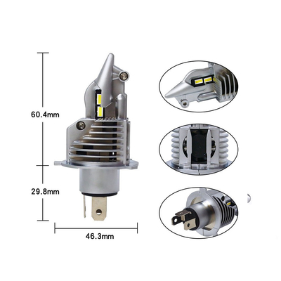 Mini Fighter H4 a mené le phare pour la fan de voiture refroidissant 40W le système d'éclairage automatique 9V-48V 8000lm