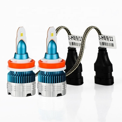 H1 H3 H4 H7 H8 H11 9005 9006 lumière blanche des ampoules MI2 de phare de voiture de LED