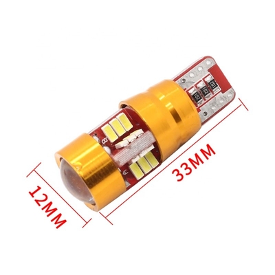 ampoules de la voiture 27SMD de 12V Canbus T10 3014 LED pour le dôme de camions lisant la lumière se garante de réservation