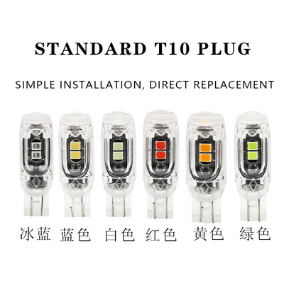 Voiture des véhicules à moteur Sidelamp de lumière de plaque minéralogique des ampoules T10 3030 5SMD Canbus de l'intense luminosité LED de LED