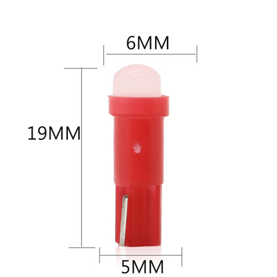 12v a mené les voyants de signalisation pour l'ÉPI 1SMD LED rouge/verte/jaune/bleue/blanche de 3D des voitures T5