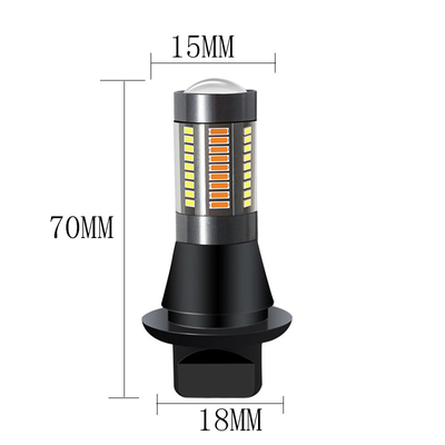 Les signaux lumineux de clignotant de frein de T20 CANUBS LED 7440 4014 66SMD ont mené les lumières courantes de jour
