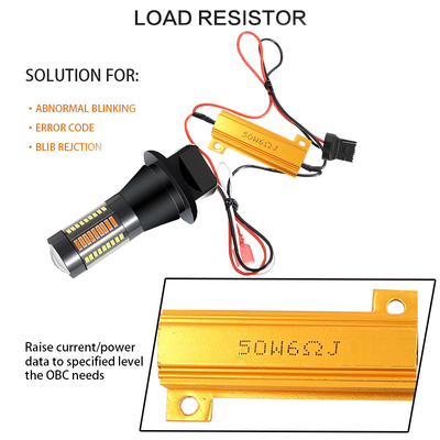Les signaux lumineux de clignotant de frein de T20 CANUBS LED 7440 4014 66SMD ont mené les lumières courantes de jour