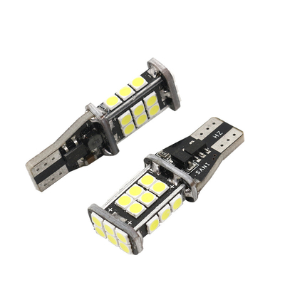 Le phare 12V de T15 3030 24SMD Canbus LED accentuent renverser la lumière de coin de voiture
