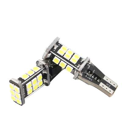 Le phare 12V de T15 3030 24SMD Canbus LED accentuent renverser la lumière de coin de voiture