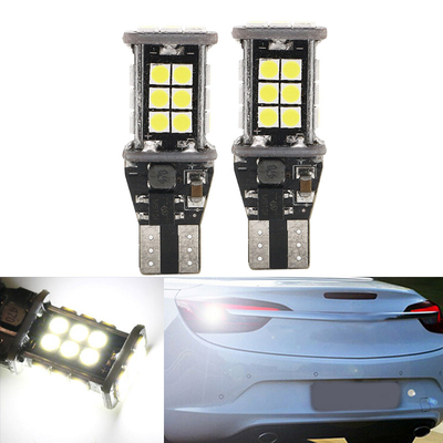 Le phare 12V de T15 3030 24SMD Canbus LED accentuent renverser la lumière de coin de voiture