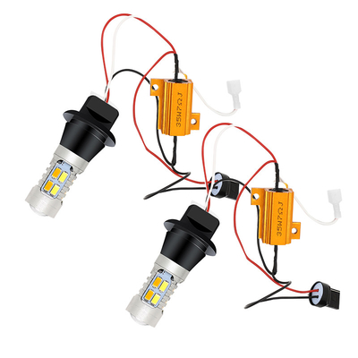 5630 20SMD ont mené des ampoules de clignotant doublent la couleur 7440 T20 BA15S 1156 BAU15S