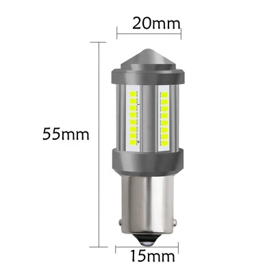 7440 signaux lumineux de clignotant de frein de LED 1156 BA15S BAY15S 2016 40SMD aucune erreur Drl 12 V le réveil