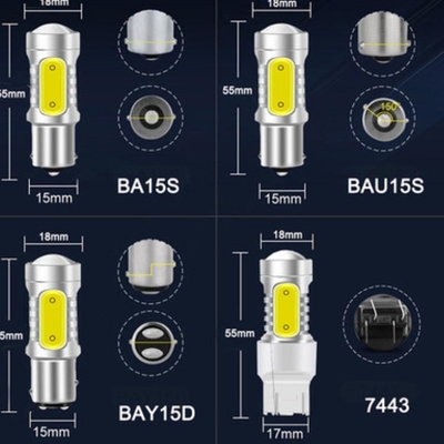 signaux lumineux de clignotant universels automatiques de frein de 6000K LED pour la voiture 7.5W 12V