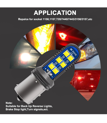 l'universel 5w a mené le clignotant Mini Headlamps 12SMD de lumière de queue