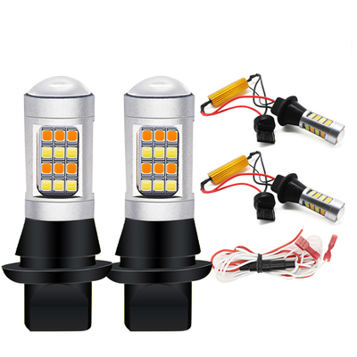 L'automobile 1157 d'OEM a mené les signaux lumineux menés par T20 de frein et de clignotant 2835 7443 lumières clignotantes blanches de voiture