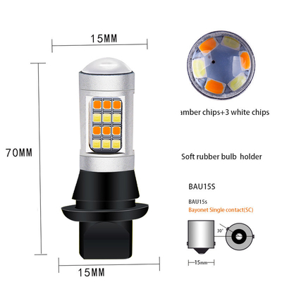 Le signal lumineux de clignotant de voiture de Canbus de l'ampoule T20 d'OEM 1156 7440 a mené la lumière intérieure de clignotant