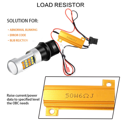 Le signal lumineux de clignotant de voiture de Canbus de l'ampoule T20 d'OEM 1156 7440 a mené la lumière intérieure de clignotant