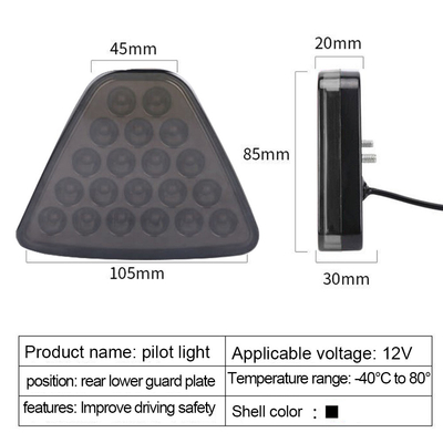 1000lm a modifié la puce instantanée d'avertissement à distance pilote de la lumière 2835 LED de queue de Car Lights RVB