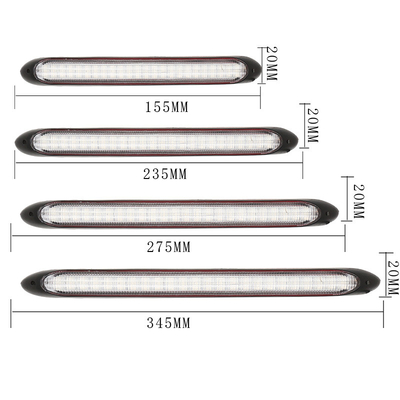 L'écoulement séquentiel courant de jour des lumières LED de véhicule imperméable universel balayent 2835 34.5CM