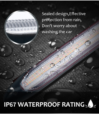 L'écoulement séquentiel courant de jour des lumières LED de véhicule imperméable universel balayent 2835 34.5CM
