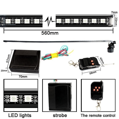 DC12V SMD5050 imperméable Kitt Car Light Bar With à télécommande