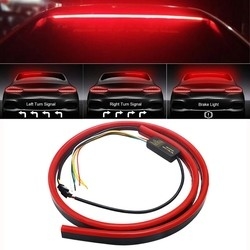 Bâti de clignotant rouge flexible de troisième du feu de freinage de bande à tube en ruban du phare LED de voiture haut queue d'arrière
