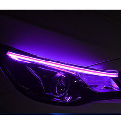 Le fil au néon 30/45/60 cm RVB coloré a mené l'article mol de lampes courantes de jour