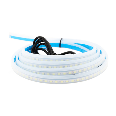 lumières imperméables flexibles DRL de guide d'écoulement de frein de clignotant de bande à tube en ruban du phare LED de voiture de 2pcs 12V