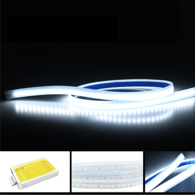 lumières imperméables flexibles DRL de guide d'écoulement de frein de clignotant de bande à tube en ruban du phare LED de voiture de 2pcs 12V