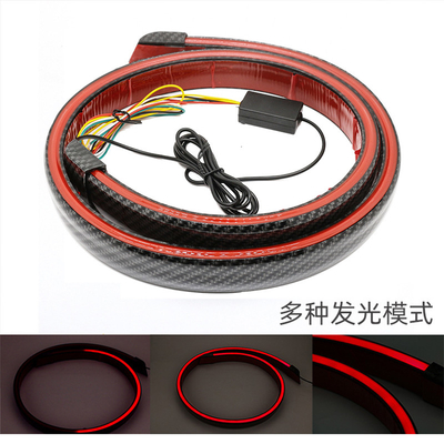 fibre menée flexible de carbone de lumière de queue de voiture de 5W 12V pour l'aviateur