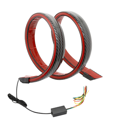 fibre menée flexible de carbone de lumière de queue de voiture de 5W 12V pour l'aviateur